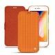 レザーケース Apple iPhone 8 - Abaca arancio