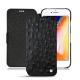 Apple iPhone 8 leather case - Autruche nero