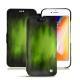 Apple iPhone 8 leather case - Vert Patine