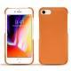Coque cuir Apple iPhone 8 - Orange ( Nappa - Pantone 1495U ) 