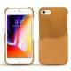 Coque cuir Apple iPhone 8 - Or Maïa ( Pantone 871C ) 