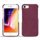 Custodia in pelle Apple iPhone 8 - Prune vintage ( Pantone 512C ) 