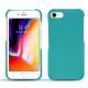 Custodia in pelle Apple iPhone 8 - Bleu fluo