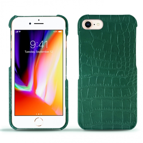 【国内発送】ティールブルー レザー製 iPhone ケース 上質なレザーの手帳型 iPhone / スマホケース（ダイアリーケース