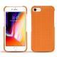 Custodia in pelle Apple iPhone 8 - Abaca arancio
