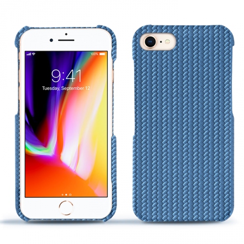 Funda de piel Apple iPhone 8Abaca ishia ( Pantone #395775 ) 