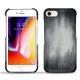 Coque cuir Apple iPhone 8 - Gris Patine