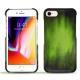 Lederschutzhülle Apple iPhone 8 - Vert Patine