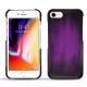 Coque cuir Apple iPhone 8 - Violet Patine