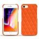 レザーケース Apple iPhone 8 - Orange fluo - Couture