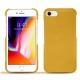 Coque cuir Apple iPhone 8 - Jaune soulèu