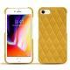 Apple iPhone 8 leather cover - Jaune soulèu - Couture