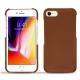 Coque cuir Apple iPhone 8 - Marron PU
