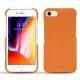 レザーケース Apple iPhone 8 - Orange PU
