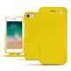 Housse cuir Apple iPhone 7 - Jaune fluo