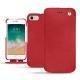 Housse cuir Apple iPhone 7 - Rouge troupelenc