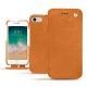 Custodia in pelle Apple iPhone 7 - Mandarine vintage ( Pantone 165C ) 