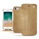 Housse cuir Apple iPhone 7 - Serpent sabbia
