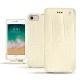 Housse cuir Apple iPhone 7 - Crocodile milk