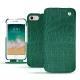 Funda de piel Apple iPhone 7 - Crocodile pino