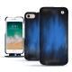 硬质真皮保护套 Apple iPhone 7 - Bleu Patine
