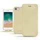 Lederschutzhülle Apple iPhone 7 - Beige PU