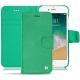 Housse cuir Apple iPhone 7 - Menthe vintage ( Pantone 562C ) 