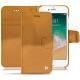Housse cuir Apple iPhone 7 - Or Maïa ( Pantone 871C ) 