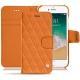 Funda de piel Apple iPhone 7 - Orange - Couture ( Nappa - Pantone 1495U ) 