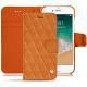 Capa em pele Apple iPhone 7 - Mandarine vintage - Couture