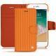 Capa em pele Apple iPhone 7 - Abaca arancio