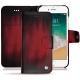 Apple iPhone 7 leather case - Rouge Patine