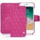 Housse cuir Apple iPhone 7 - Rose BB - Couture