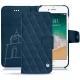 Apple iPhone 7 leather case - Blu mediterran - Couture