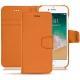 Apple iPhone 7 leather case - Orange PU