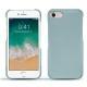 Coque cuir Apple iPhone 7 - Bleu ciel ( Nappa - Pantone 277C ) 