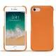 Lederschutzhülle Apple iPhone 7 - Orange ( Nappa - Pantone 1495U ) 