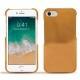 Apple iPhone 7 leather cover - Or Maïa ( Pantone 871C ) 