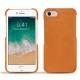 Funda de piel Apple iPhone 7 - Mandarine vintage ( Pantone 165C ) 