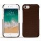 Apple iPhone 7 leather cover - Châtaigne ( Pantone 476C ) 
