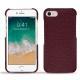 Coque cuir Apple iPhone 7 - Lie de vin ( Pantone 5115C ) 
