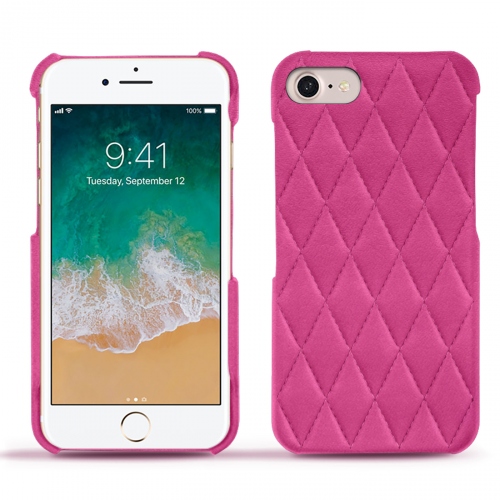 Funda de piel Apple iPhone 7Rose BB - Couture ( Pantone #DB599F )