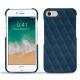 Apple iPhone 7 leather cover - Blu mediterran - Couture