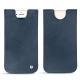 Custodia in pelle Apple iPhone 7 - Jean vintage ( Roughtcut - Pantone 285U  ) 