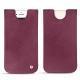 Pochette cuir Apple iPhone 7 - Prune vintage ( Pantone 512C ) 