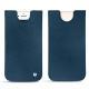 Apple iPhone 7 leather pouch - Blu mediterran