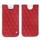 Apple iPhone 7 leather pouch - Rouge troupelenc - Couture