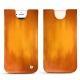 Apple iPhone 7 leather pouch - Orange Patine