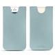 Apple iPhone 7 leather pouch - Bleu Ciel PU