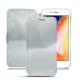 Housse cuir Apple iPhone 8 Plus - Platinium ( Pantone 877C ) 